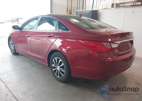 2012 Hyundai Sonata Gls z USA, uszkodzony, nr VIN 5NPEB4AC2CH322601